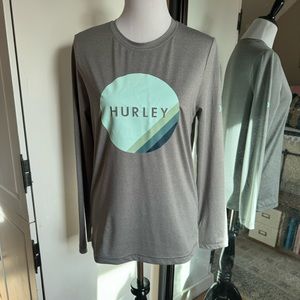 🔴 Hurley Small Gray Long Sleeve Shirt